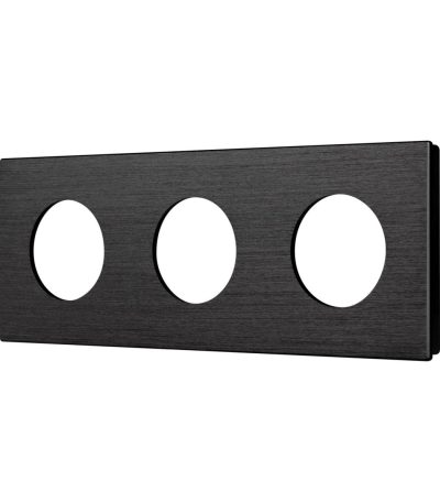 Рамка 3-местная алюминиевая Arlight FRM-PRESTO-ALR-3-BK 043872