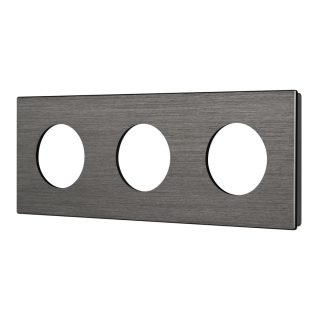 Рамка 3-местная алюминиевая Arlight FRM-PRESTO-ALR-3-GR 043873