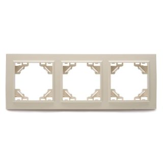 Рамка 3-местная горизонтальная Stekker PFR00-9003-02 39242