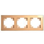 Рамка 3-местная Stekker Катрин GFR00-7003-08 49036