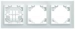 Рамка 3-постовая Feron Stekker Эрна белая PFR00900301 39056
