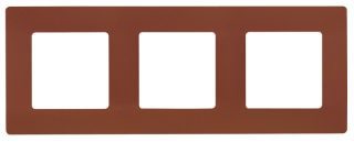 Рамка 3-постовая Legrand Etika какао 672573