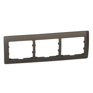 Рамка 3-постовая Legrand Galea Life темная бронза 771203