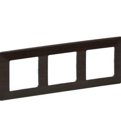Рамка 3-постовая Legrand Valena Life Темное дерево 754173