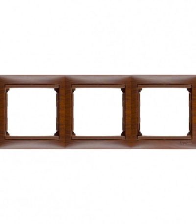 Рамка 3-постовая Legrand Valena тонированное дерево 770313