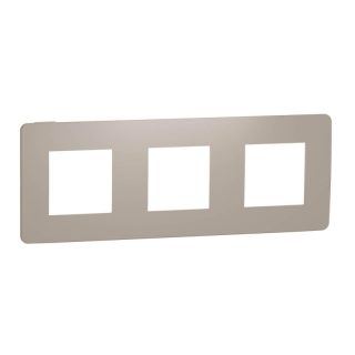 Рамка 3-постовая Schneider Electric Unica New NU280627