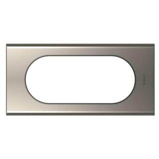 Рамка 4/5-модульная Legrand Celiane никель велюр 069115