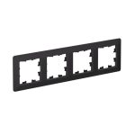 Рамка 4-ая Systeme Electric AtlasDesign Air Карбон/дымчатый черный ATN221004