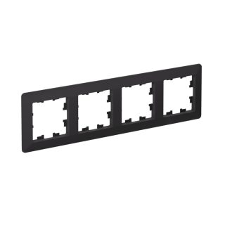 Рамка 4-ая Systeme Electric AtlasDesign Air Карбон/дымчатый черный ATN221004