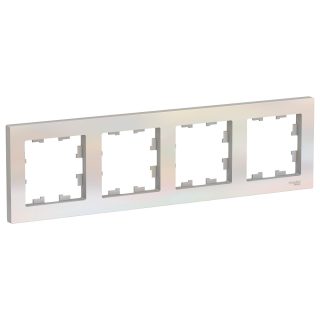 Рамка 4-ая, универсальная Systeme Electric AtlasDesign Жемчуг ATN000404