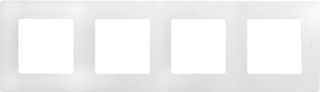 Рамка 4-постовая Legrand Etika белая 672504