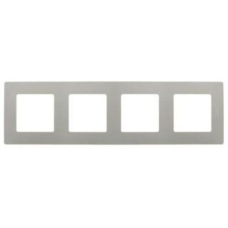 Рамка 4-постовая Legrand Etika светлая галька 672524