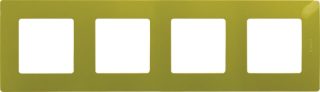 Рамка 4-постовая Legrand Etika зелёный папоротник 672544