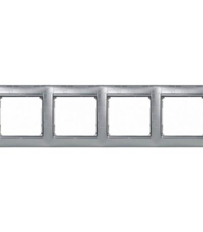 Рамка 4-постовая Legrand Valena алюминий модерн 770344