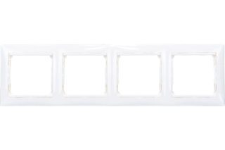 Рамка 4-постовая Legrand Valena белая 694255