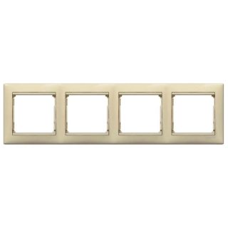 Рамка 4-постовая Legrand Valena слоновая кость 774354