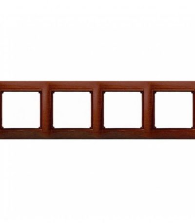 Рамка 4-постовая Legrand Valena тонированное дерево 770314