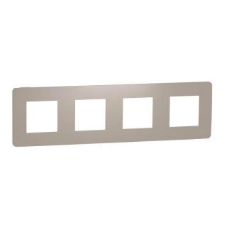 Рамка 4-постовая Schneider Electric Unica New NU280827