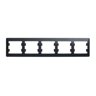 Рамка 5-ая горизонтальная Systeme Electric Glossa Антрацит GSL000705