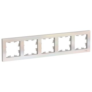 Рамка 5-ая, универсальная Systeme Electric AtlasDesign Жемчуг ATN000405