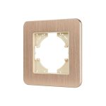 Рамка алюминиевая на 1 пост Arlight FRM-AKIRY-AL-1-GD 049683