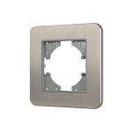 Рамка алюминиевая на 1 пост Arlight FRM-AKIRY-AL-1-SR 049680