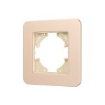 Рамка алюминиевая на 1 пост Arlight FRM-AKIRY-SFAL-1-GD 049686