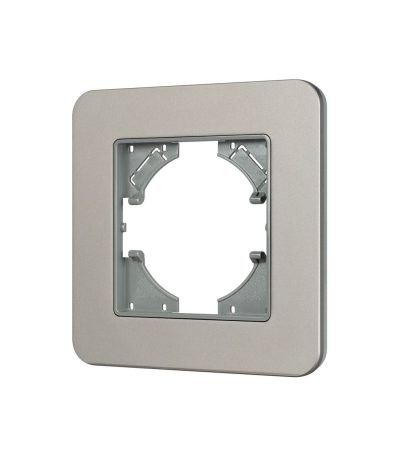 Рамка алюминиевая на 1 пост Arlight FRM-AKIRY-SFAL-1-SR 049684