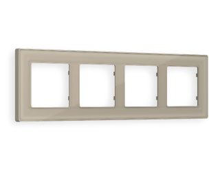 Рамка четырехместная Ambrella Volt Arctic AF580364