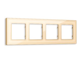 Рамка четырехместная Ambrella Volt Arctic AF580604