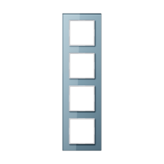 Рамка четырехместная Jung AC584GLBLGR