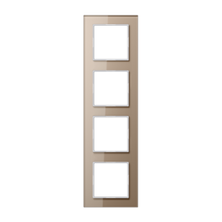 Рамка четырехместная Jung AC584GLCH