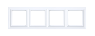 Рамка четырехместная Jung EPS484WWM