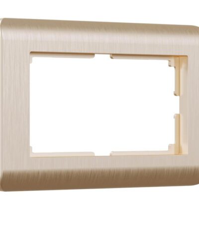 Рамка для двойной розетки Werkel Stream шампань W0082111 4690389162572