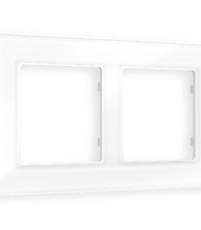 Рамка двухместная Ambrella Volt Arctic AF580102