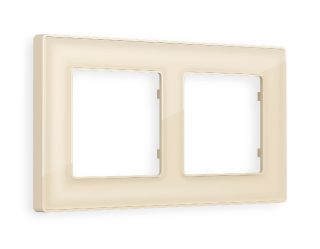 Рамка двухместная Ambrella Volt Arctic AF580302