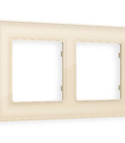 Рамка двухместная Ambrella Volt Arctic AF580302