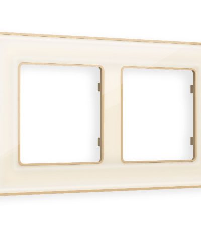 Рамка двухместная Ambrella Volt Arctic AF580342