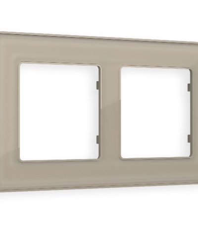 Рамка двухместная Ambrella Volt Arctic AF580362