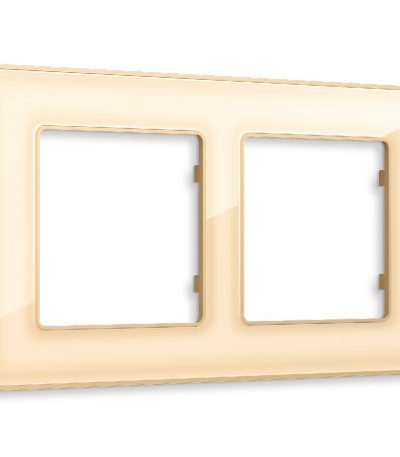 Рамка двухместная Ambrella Volt Arctic AF580602