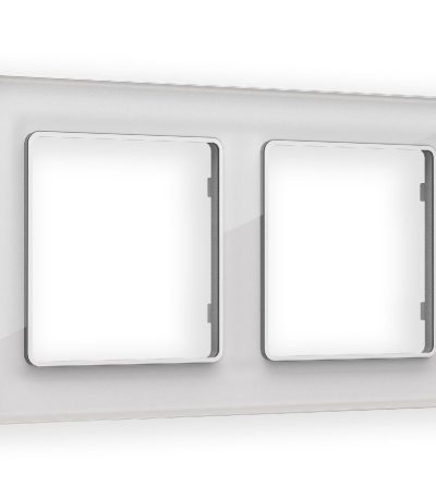 Рамка двухместная Ambrella Volt Platos AF330402