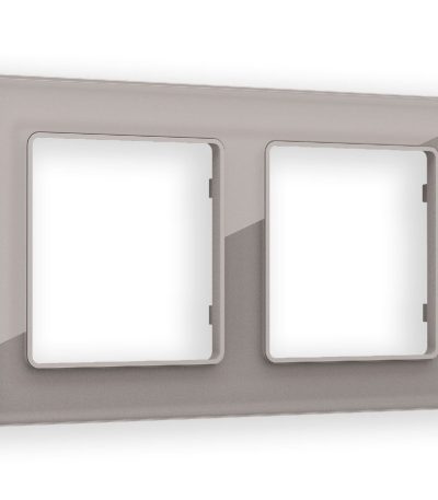 Рамка двухместная Ambrella Volt Platos AF330502