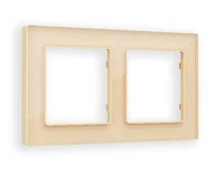 Рамка двухместная Ambrella Volt Platos AF330602