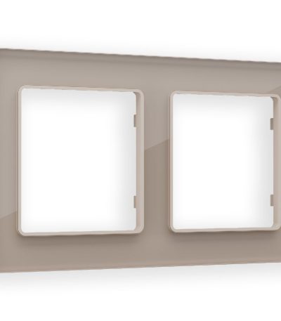 Рамка двухместная Ambrella Volt Platos AF380602