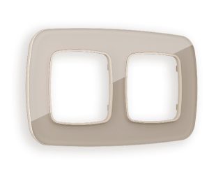 Рамка двухместная Ambrella Volt Radian OF350602