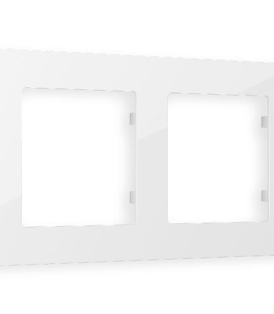 Рамка двухместная Ambrella Volt Techno AF220102