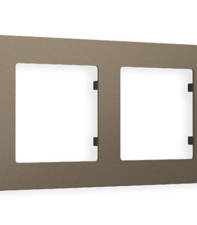 Рамка двухместная Ambrella Volt Techno AF220632