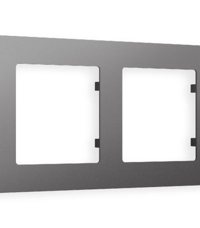 Рамка двухместная Ambrella Volt Techno AF220652