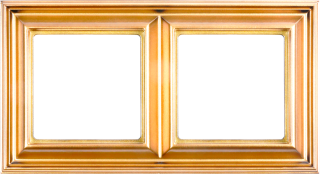 Рамка двухместная Jung EPD482GO