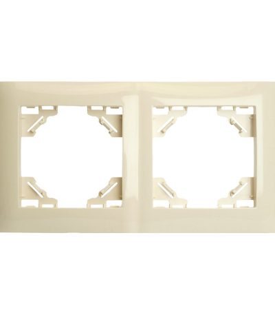 Рамка двухместная Stekker PFR00-9012-02 Эрна Элегант 49667